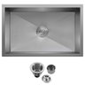 Cuba Inox 304 Quadrada Gourmet Plana Cozinha 70x40 com Válvula SMARTINOX SQ700 - 1