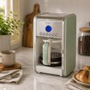 Ver imagem 2 de Cafeteira Eletrica Premium Vintage 900W Verde com Filtro 127V Ariete