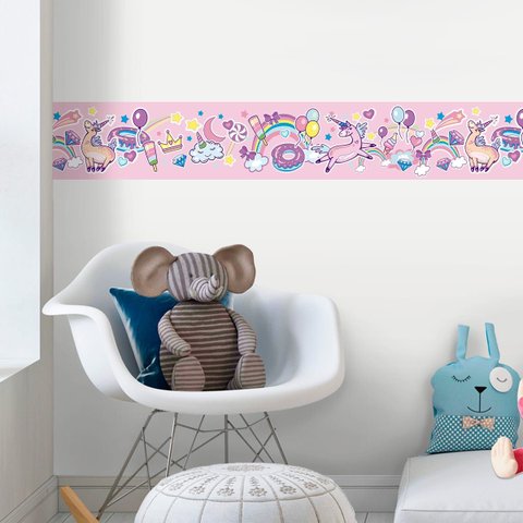 Cópia - Faixa Decorativa Adesiva (autocolante) - Unicórnio