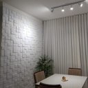 Ver imagem 2 de Kit 12 Placas 3D Parede Revestimento Alto Relevo Pixel Branca