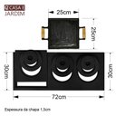 Ver imagem 4 de Chapa Fogão a Lenha Multiuso 3 Bocas Bifeteira Ferro Fundido