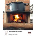 Ver imagem 5 de Chapa Fogão a Lenha Multiuso 3 Bocas Bifeteira Ferro Fundido