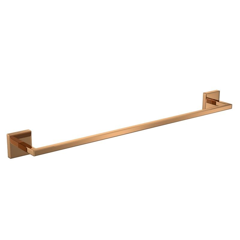 Porta Toalha Deca Barra 50cm | Clean - Red Gold Código: 2040.gl.050.cln.rd Deca