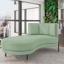 Ver imagem 6 de Sofá Chaise Longue Living Lucca Esquerdo D02 Linho Verde D-477