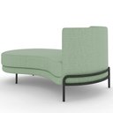 Ver imagem 4 de Sofá Chaise Longue Living Lucca Esquerdo D02 Linho Verde D-477
