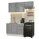 Ver imagem 2 de Armário de Cozinha Compacta 180 Cm Branco/cinza Lux Madesa 03