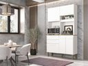 Ver imagem 5 de Armário de Cozinha Sallêto Móveis Dubai 5 Portas 2 Gavetas (branco)