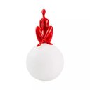 Ver imagem 1 de Luminária de Mesa Mez In 46xø18cm Metal e Resina Vermelho - Nordecor 2564