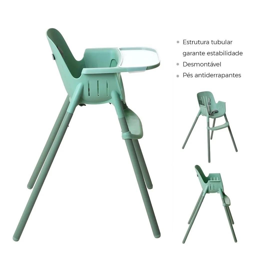 Cadeira De Alimentação Poke Verde (Até 15Kg) - Burigotto - 4