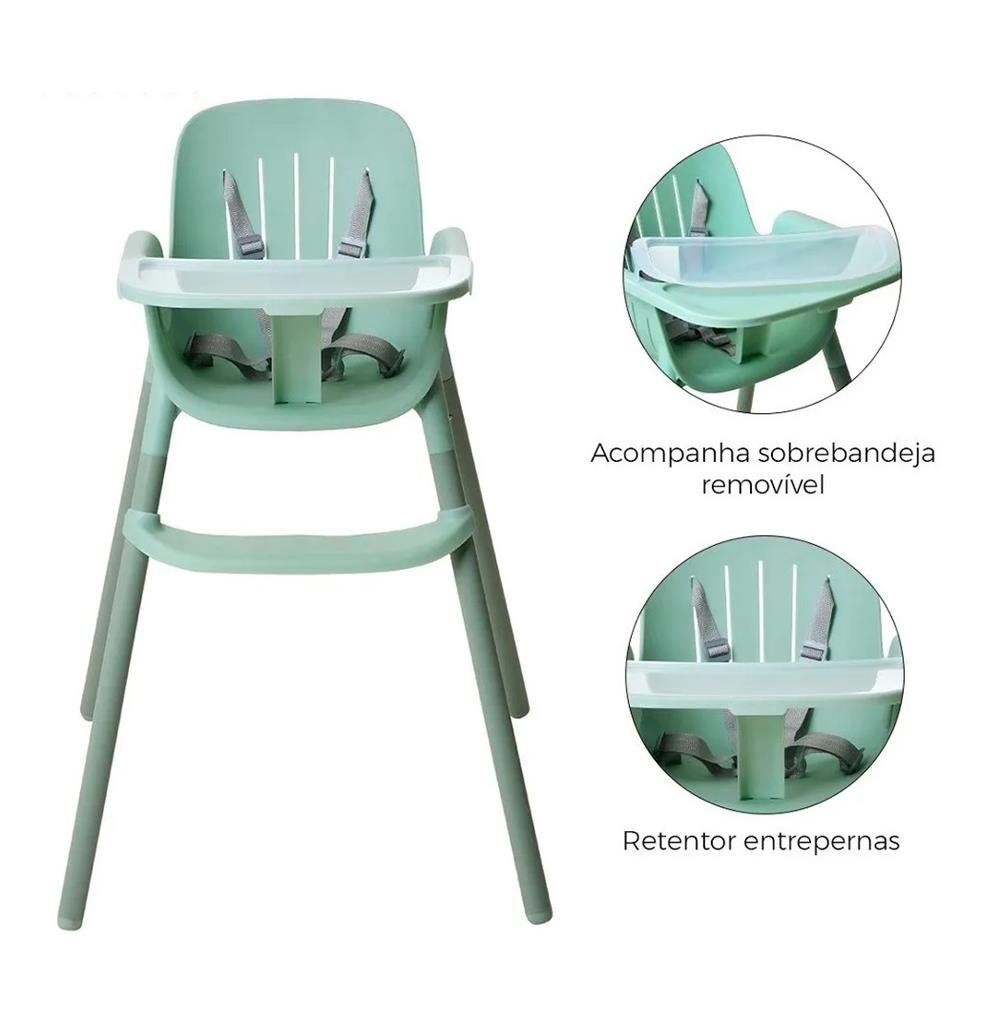 Cadeira De Alimentação Poke Verde (Até 15Kg) - Burigotto - 3