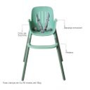 Ver imagem 2 de Cadeira De Alimentação Poke Verde (Até 15Kg) - Burigotto