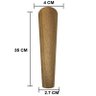 Kit 4 Pés De 35 Cm Cônico Retrô Para Móveis Pé Palito - 3