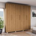 Ver imagem 1 de Guarda Roupa Roupeiro Casal com 6 Portas e 2 Gavetas Cb02m569 Kappesberg