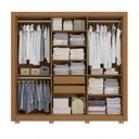 Ver imagem 4 de Guarda Roupa Roupeiro Casal com 6 Portas e 2 Gavetas Cb02m569 Kappesberg