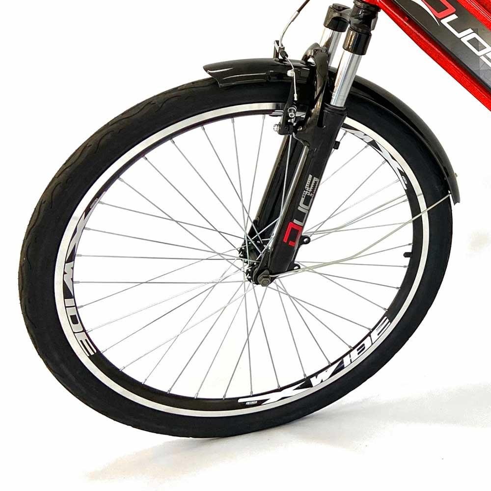 Bicicleta Elétrica - Aro 24 - Duos Confort - 800W Lithium - Vermelho - Duos Bike - 4