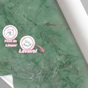 Ver imagem 4 de Papel de Parede Painel 3D Mármore Carrara Verde Escuro 4M Revestimento Pedra Requinte Auto Colante