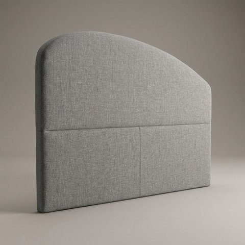 Cabeceira Cama Box Casal Colli 140cm Estofada Orgânica Moderna Linho Cinza - Desk Design