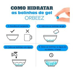 Bolinhas de Gel Orbeez Azul - 10