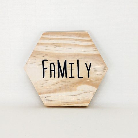 Tábua mini hexágono ¨Family¨