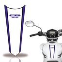 Ver imagem 1 de Adesivo Faixa Gravata Tanque Moto Cg 160 125 Titan Fan Teu Adesivo 160 Branco Azul