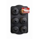 Ver imagem 2 de Forma 6 Cavidades Silicone Donuts Antiaderente Assadeira Molde Bolo Cozinha Resistente