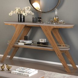 Aparador Para Sala 21186 Carvalho Europeu Amarula Dj Moveis - 2