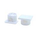Ver imagem 2 de Suporte De Prateleira Invisível Plástico Branco (Kit Com 100)