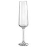 Jogo 6 Taças Champanhe Cristal Titânio Bohemia Sandra 200ml - 7