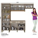 Ver imagem 3 de Armário de Cozinha 7 Portas 2 Gavetas Briz