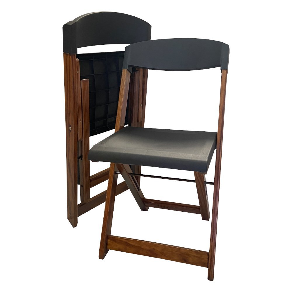 Conjunto de Mesa Dobrável Redonda 60cm com 2 Cadeiras Linha Guapa - 8