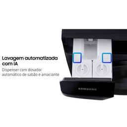 Lavadora de Roupas Samsung 18kg Automática Smart WF18T - 9