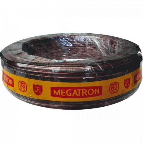 Cabo para Som 2x0,612 Mm² (14) Cristal Megatron - Rl / 100