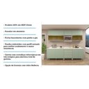 Ver imagem 4 de Armário De Cozinha 8 Peças Com Tampo Crema Com Verde