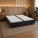 Ver imagem 1 de Base Box Desmontável King 193x203x39cm Yescasa Preto