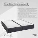 Ver imagem 4 de Base Box Desmontável King 193x203x39cm Yescasa Preto