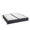 Ver imagem 3 de Base Box Desmontável King 193x203x39cm Yescasa Preto