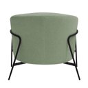 Ver mais imagens de Poltrona Decorativa Maitê Base Aço Preto Bouclé Verde Claro - Nexta Casa