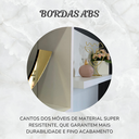 Ver imagem 7 de Escrivaninha Mesa Escritório Funcional com Painel 1 Gaveta 1 Prateleira 1 Nicho 100cm Branca Artany