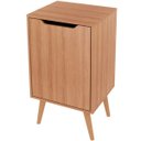 Ver imagem 1 de Gabinete para Banheiro 45 Cm com 1 Porta Retrô Amêndoa