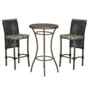 Ver imagem 1 de Mesa Bistrô e 2 Banquetas Roma Marrom Corda Náutica Estofado 5 Trama Original