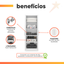 Ver imagem 4 de Armário Multiuso Organizador para Escritório ou Lavanderia 4 Prateleiras Belém Branco Notável