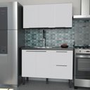 Ver imagem 2 de Gabinete de Cozinha Para Pia de 120 em Madeira Cisne 2 Gavetas Branco - Cozimax