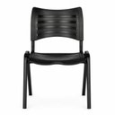Ver imagem 3 de Cadeira Fixa 04 Pés Plástica (Polipropileno) - Cor Preto - Mrplast - Pmd - 31230