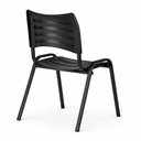 Ver imagem 6 de Cadeira Fixa 04 Pés Plástica (Polipropileno) - Cor Preto - Mrplast - Pmd - 31230