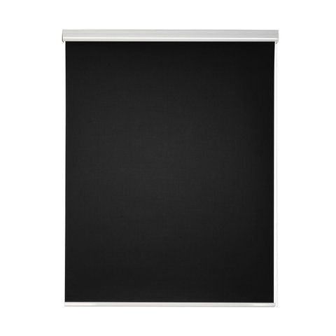 Persiana Rolo Tela Solar 5% Bando 1,60 X 1,60 Tecido Preto