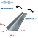 Ver imagem 3 de Rufo de Encosto Rufo Externo Galvanizado Corte 20 - 18 Metros