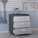 Ver imagem 2 de Balcão Multiuso 3 Gavetas Titanium Itatiaia