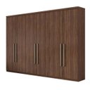 Ver imagem 3 de Guarda-Roupa Casal 6 Portas 4 Gavetas Alonzo New Espresso Móveis