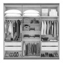 Ver imagem 2 de Guarda-Roupa Casal com Espelho 6 Portas Alonzo New