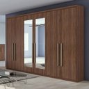 Ver imagem 1 de Guarda-Roupa Casal com Espelho 6 Portas Alonzo New